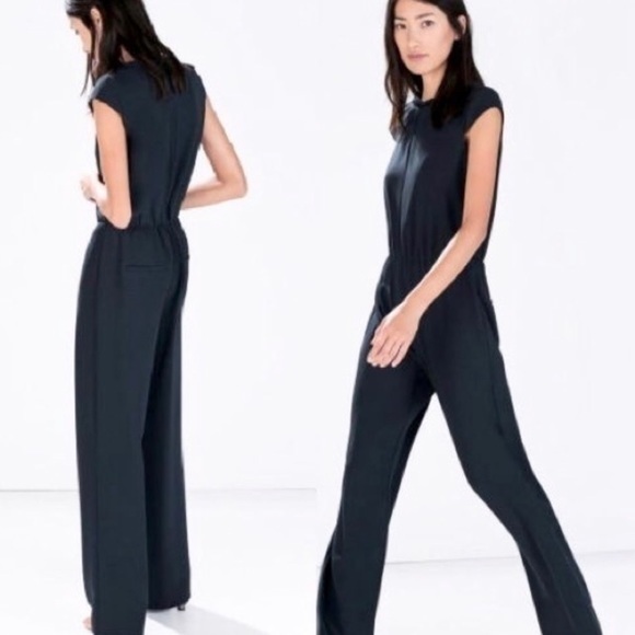 Zara Pants - Zara Teal Braided Jumpsuit